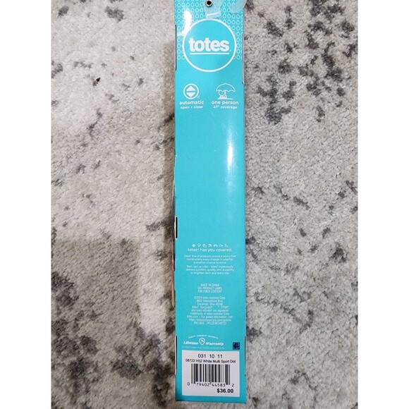 TOTES Portable Umbrella for Travel – Compact for Car, Backpack and Purse - Picture 4 of 7